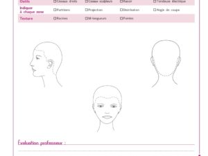 Fiche technique pour couper les cheveux gratuite par Culture Coiffure